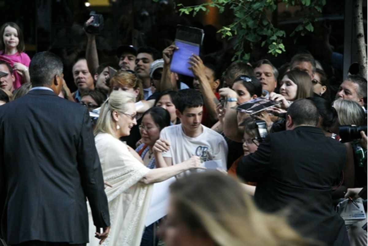 Meryl Streep at Mamma Mia! New York City Premiere