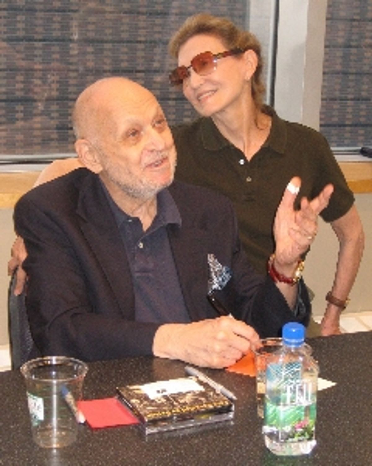 CHARLES STROUSE & wife BARBARA SIMAN STROUSE sign books and greet fans at 