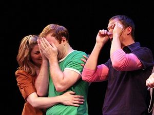 Heidi Blickenstaff,Hunter Bell, and Jeff Bowen
@ BroadwayWorld Heidi Blickenstaff,Hunter Bell, and Jeff Bowen
Photo
