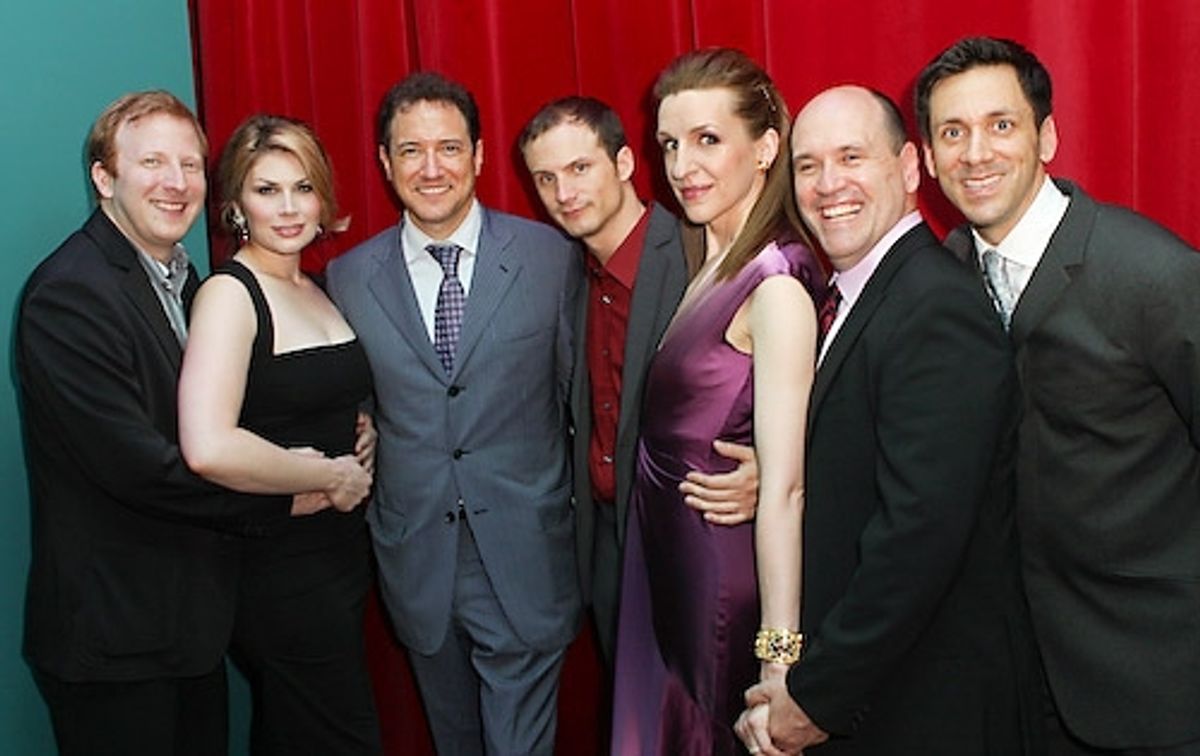 The Cast with Kevin McCollum and Michael Berresse at 