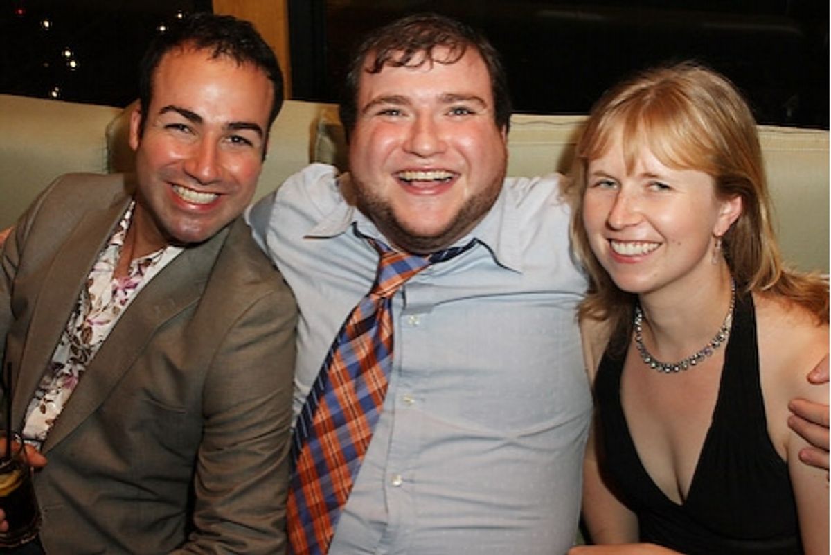 Caeser Samayoa, Todd Buonopane and Brittany Brown at 