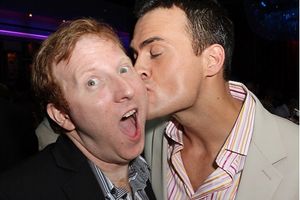 Hunter Bell and Cheyenne Jackson Photo