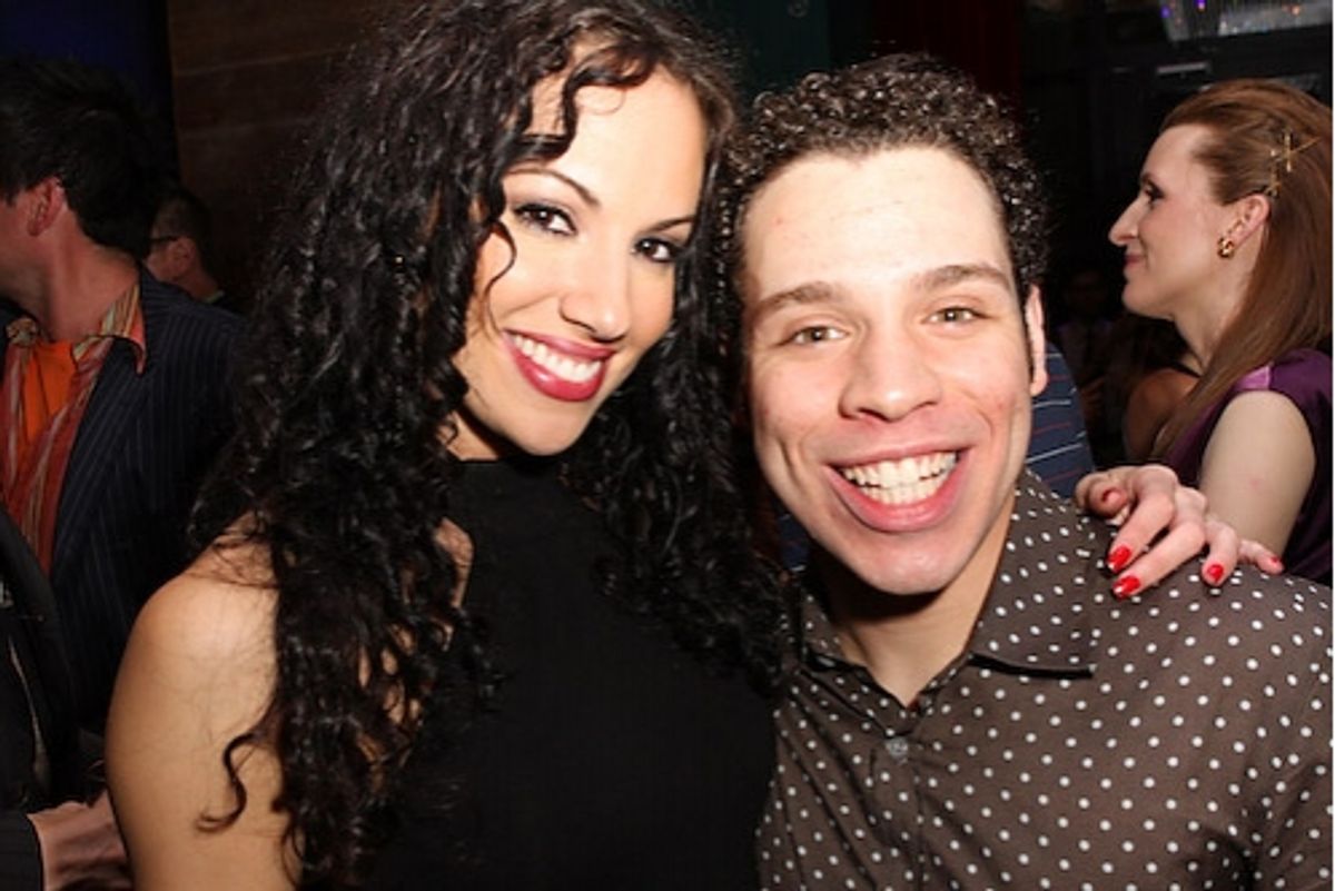 Nina LaFarga and Robin De Jesus at 