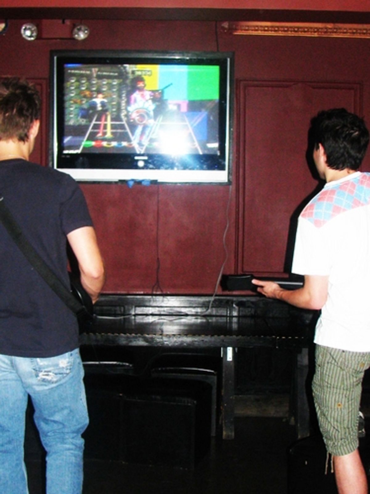 Jason Tam and Guest at NYMF Guitar Hero Benefit
