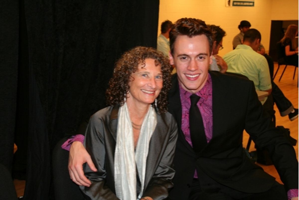Donna Lieberman and Erich Bergen
 at 