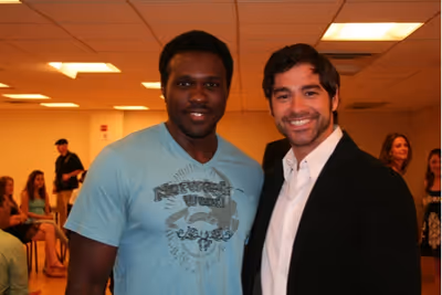Joshua Henry (upcoming Godspell) and Daniel Torres (upcoming Godspell)
 Photo
