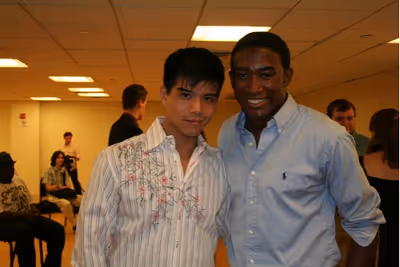 Telly Leung (upcoming Godspell) and Andrew Arrington (upcoming Godspell)
 Photo