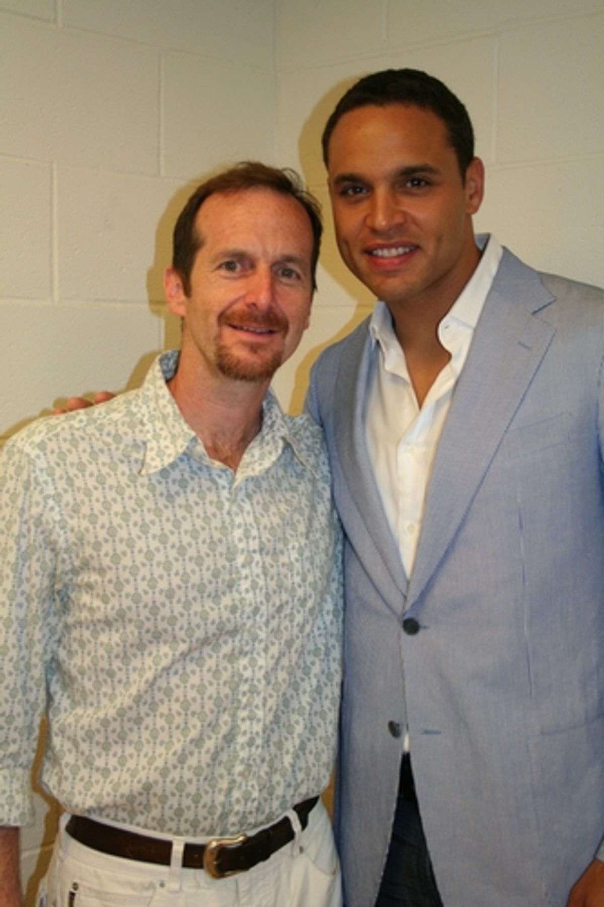 Denis O'Hare and Daniel Sunjata (FX's Rescue Me)
 at 