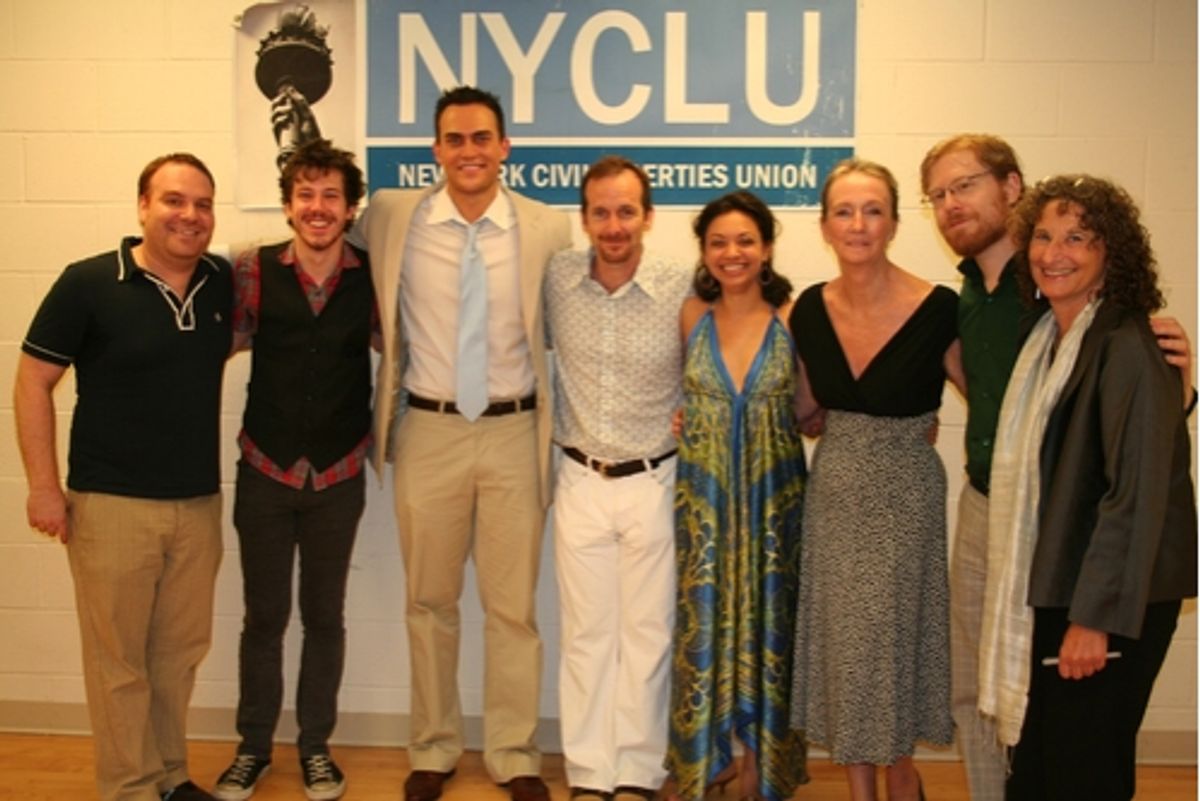 Bill Augustin (Public Relations), John Gallagher, Jr.,Cheyenne Jackson, Denis O'Hare,Jen Bender, at 