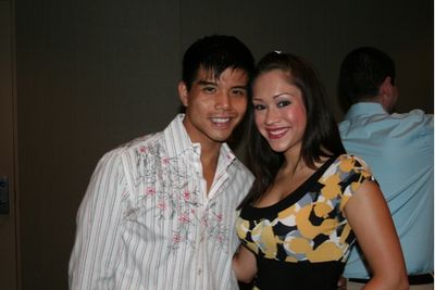 Telly Leung (upcoming Godspell) and Diana DeGarmo (upcoming Godspell) Photo