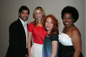 Daniel Torres (upcoming Godspell), Sara Chase (upcoming Godspell), Maria Thayer (upco Photo