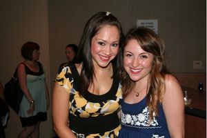 Diana DeGarmo (upcoming Godspell) and Dana Steingold (upcoming Godspell) Photo