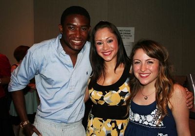 Andrew Arrington (upcoming Godspell), Diana DeGarmo (upcoming Godspell) and Dana Stei Photo