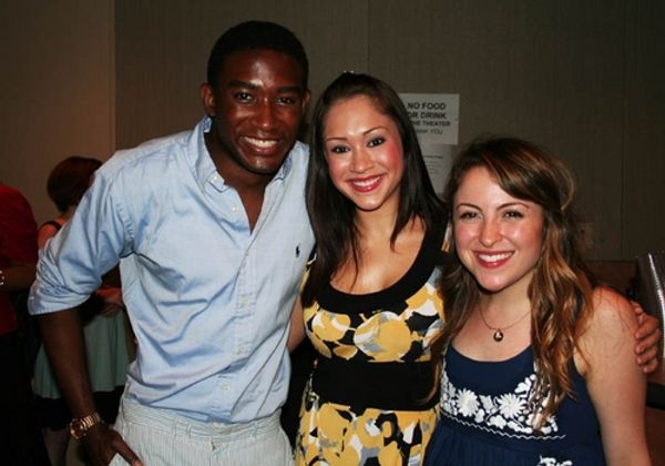 Andrew Arrington (upcoming Godspell), Diana DeGarmo (upcoming Godspell) and Dana Stei Photo