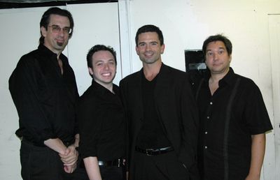 Musicians for the concert, Ritt Hen, Jeremy Clayton, John Fischer, Walter Usiatynski Photo