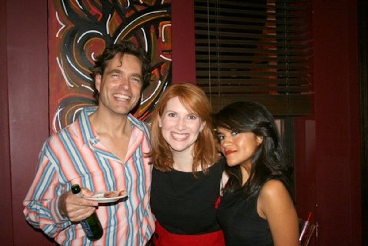 Jim O'Connor,  Summer Crockett Moore and Karina Arroyave at 