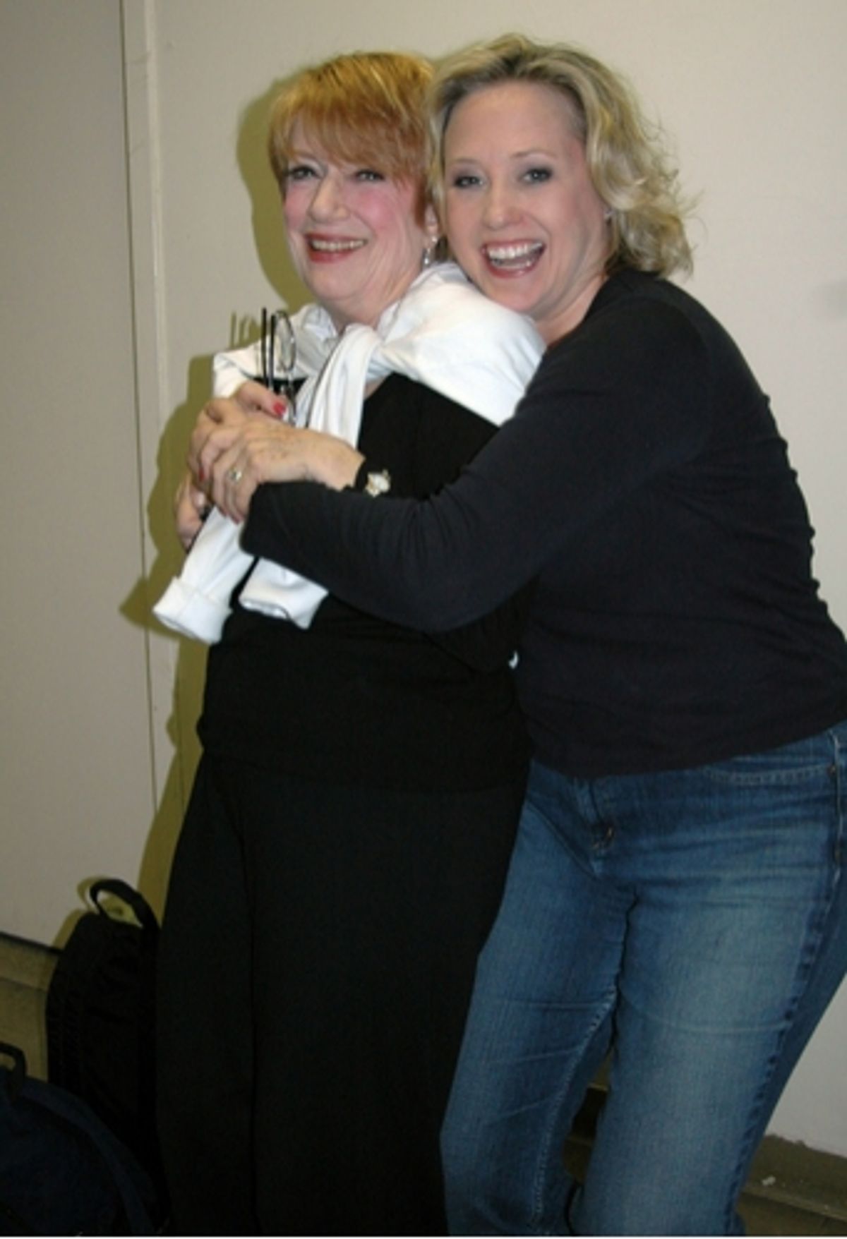 Nancy Dussault and Sally Wilfert
 at 