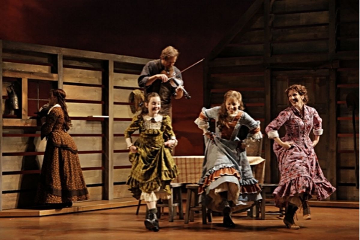 Kara Lindsay, Steve Blanchard, Maeve Moynihan, Jenn Gambatese and Melissa Gilbert at 