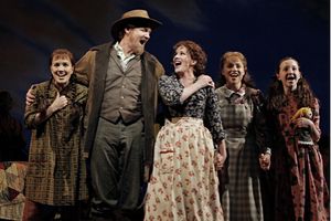 Kara Lindsay, Steve Blanchard, Melissa Gilbert, Jenn Gambatese and Maeve Moynihan Photo