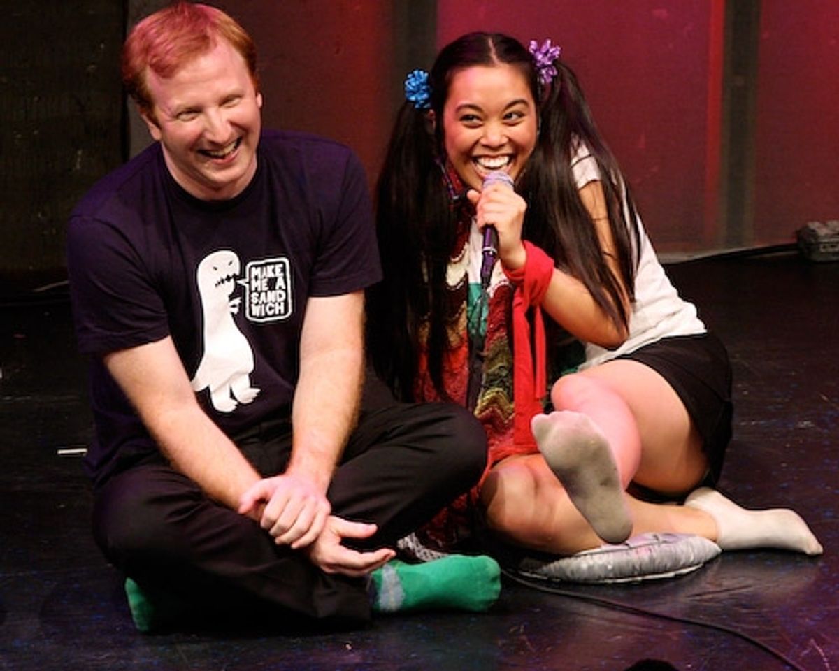 Hunter Bell and Brooke Ishibashi at 