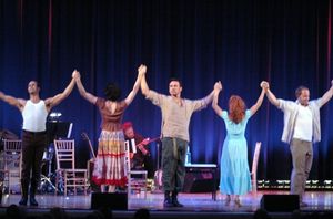 Lorin Latarro and the Ensemble start the show Photo