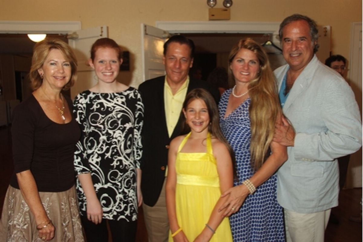 Stewart F. Lane with Ward Morehouse III with their families
 at 