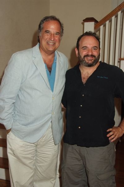 Stewart F. Lane and Performer Josh Gladstone (Guild Hall Artistic Director)
 Photo