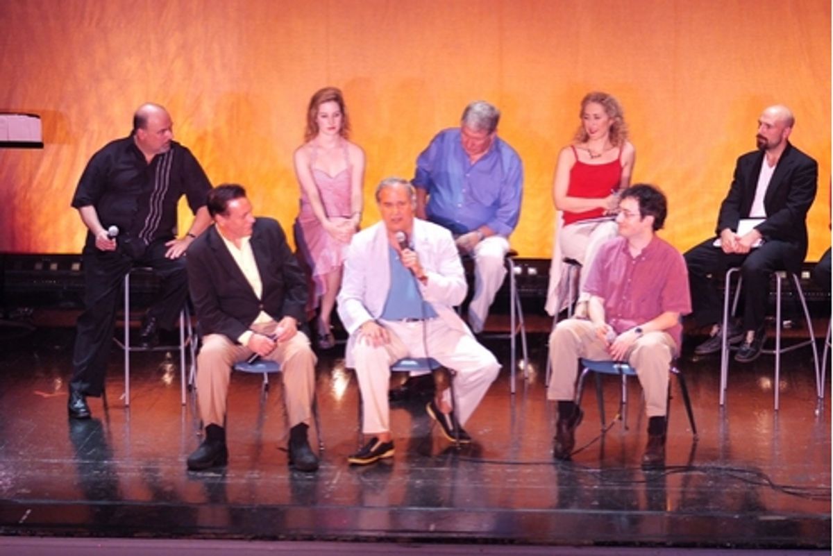 Stewart F. Lane, Ward Morehouse III, David Brandenberg and the cast of If It Were Easy...
 at 