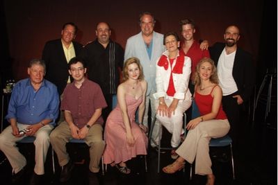 Producer Mitzi Pazer, Playwright Stewart F. Lane, Playwright Ward Morehouse III, Dire Photo