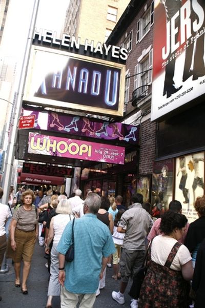 Theatre Marquee for Whoopi Goldberg's Opening Night Performance in XANADU 
 Photo