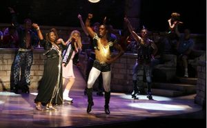 Whoopi Goldberg with cast member Andre Ward
@ BroadwayWorld Whoopi Goldberg with cast member Andre Ward
Photo