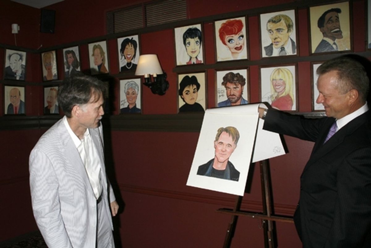 Boyd Gaines and Max Klimavicius at 