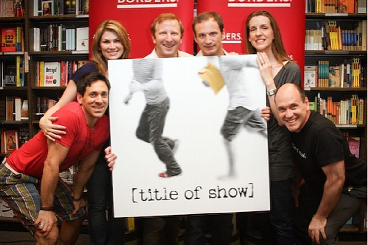 Michael Berresse, Heidi Blickenstaff, Hunter Bell, Susan Blackwell at 