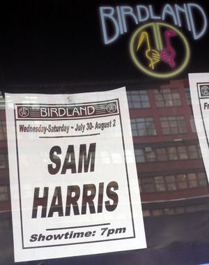 Sam Harris at Birdland Photo