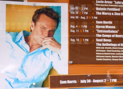 Sam Harris at Birdland Photo