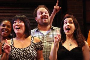 Ann Harada, Jordan Gelber, and Stephanie D'Abruzzo Photo