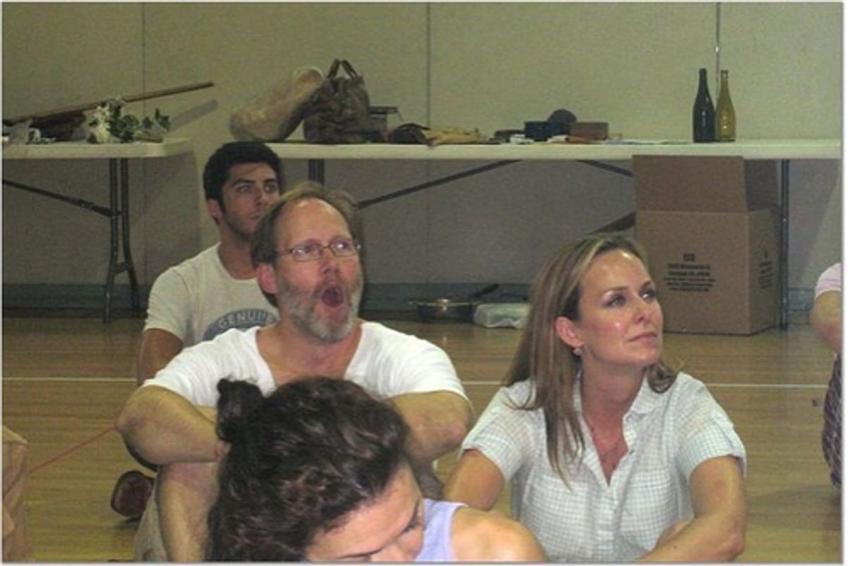 J. Mark McVey and Melora Hardin at 