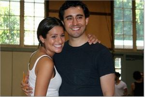 Lea Michele and John Lloyd Young @ BroadwayWorld Lea Michele and John Lloyd Young Photo