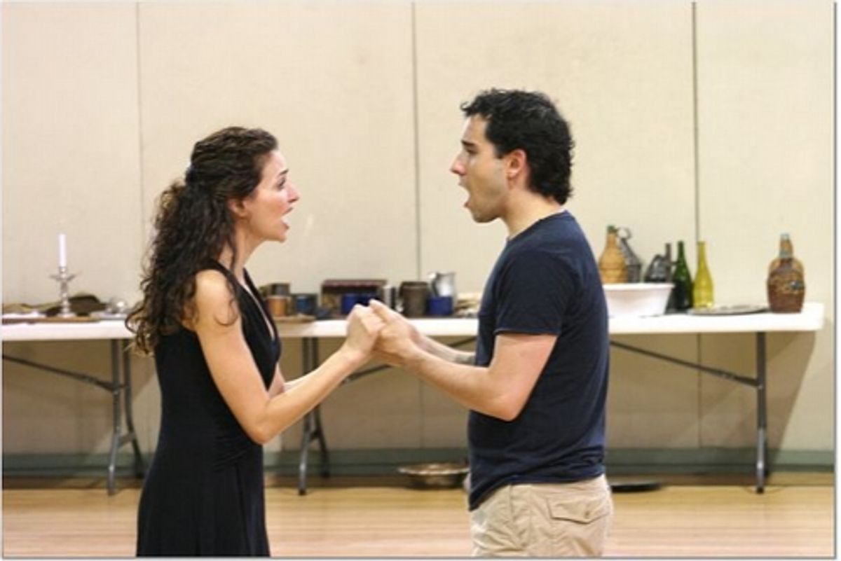 Michele Maika and John Lloyd Young at 