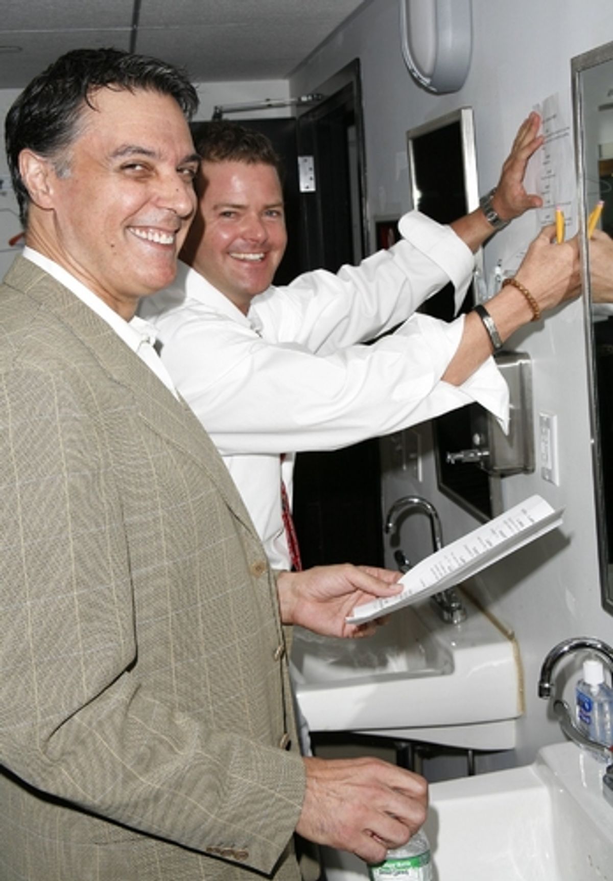 Robert Cuccioli and Clarke Thorell at 