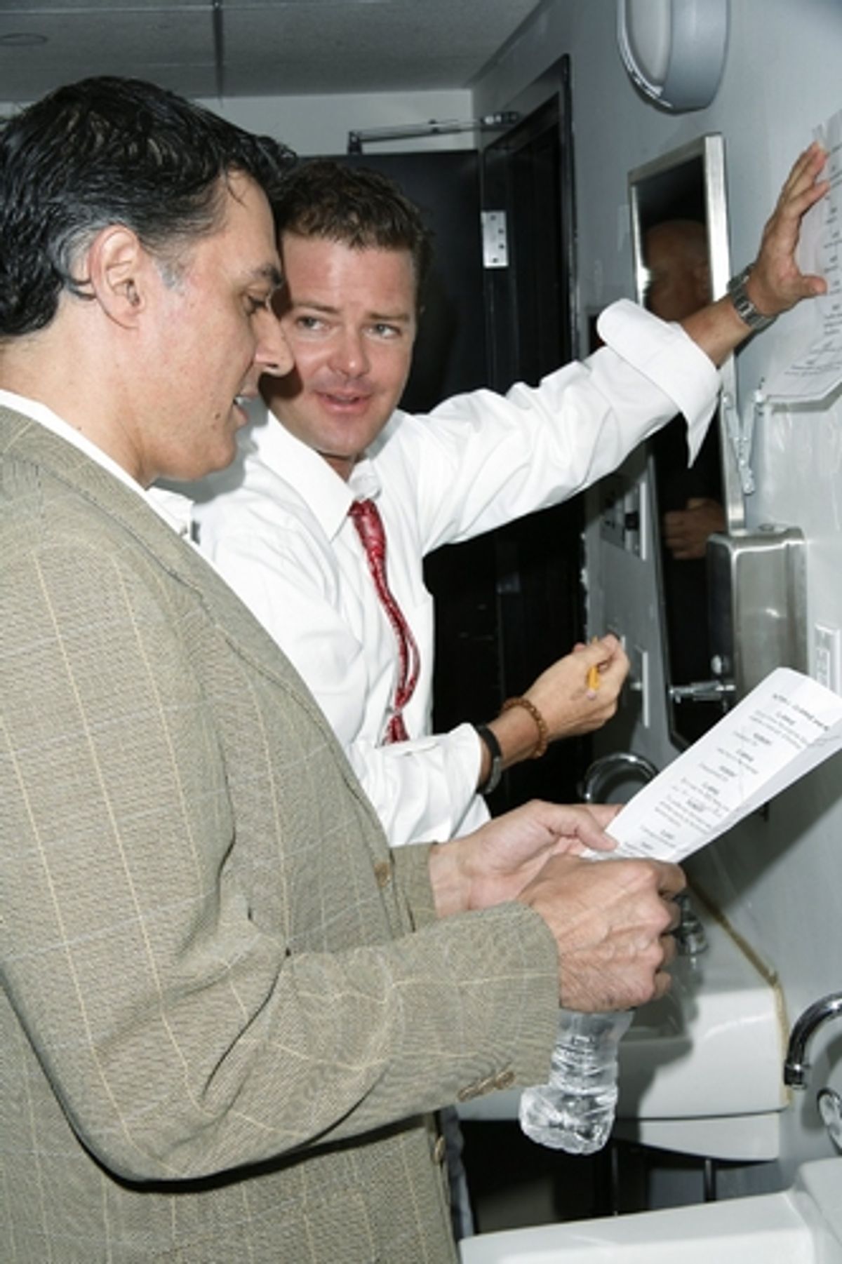 Robert Cuccioli and Clarke Thorell at 