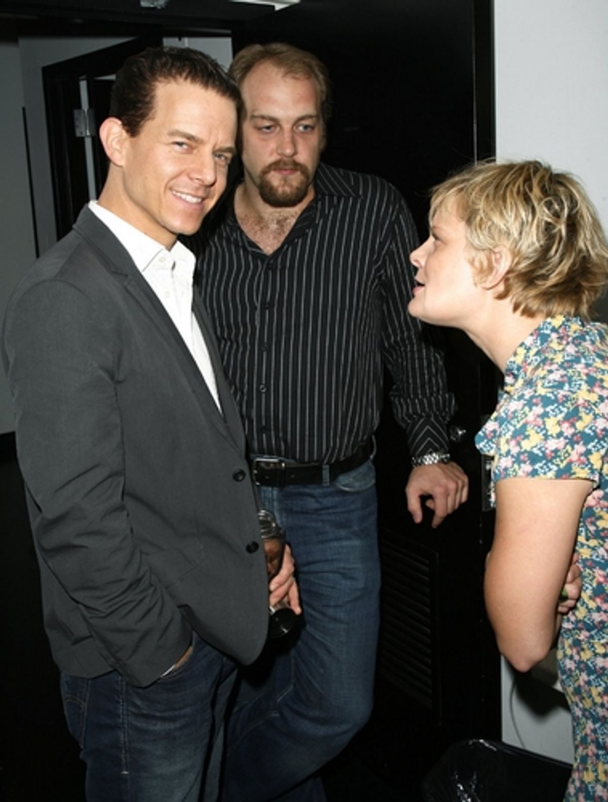 Christian Hoff, Alexander Gemignani, and Martha Plimpton at Backstage at Variations on Shakespeare