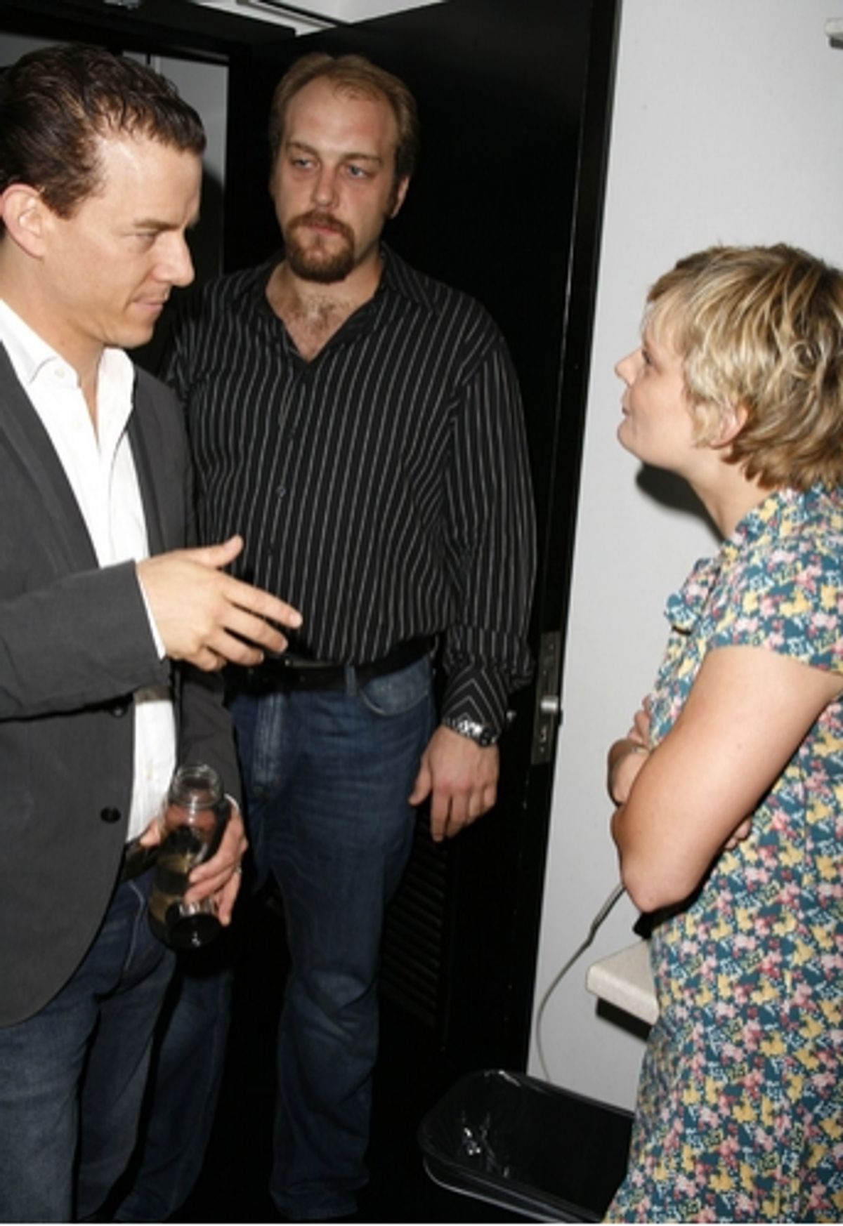 Christian Hoff, Alexander Gemignani, and Martha Plimpton at Backstage at Variations on Shakespeare