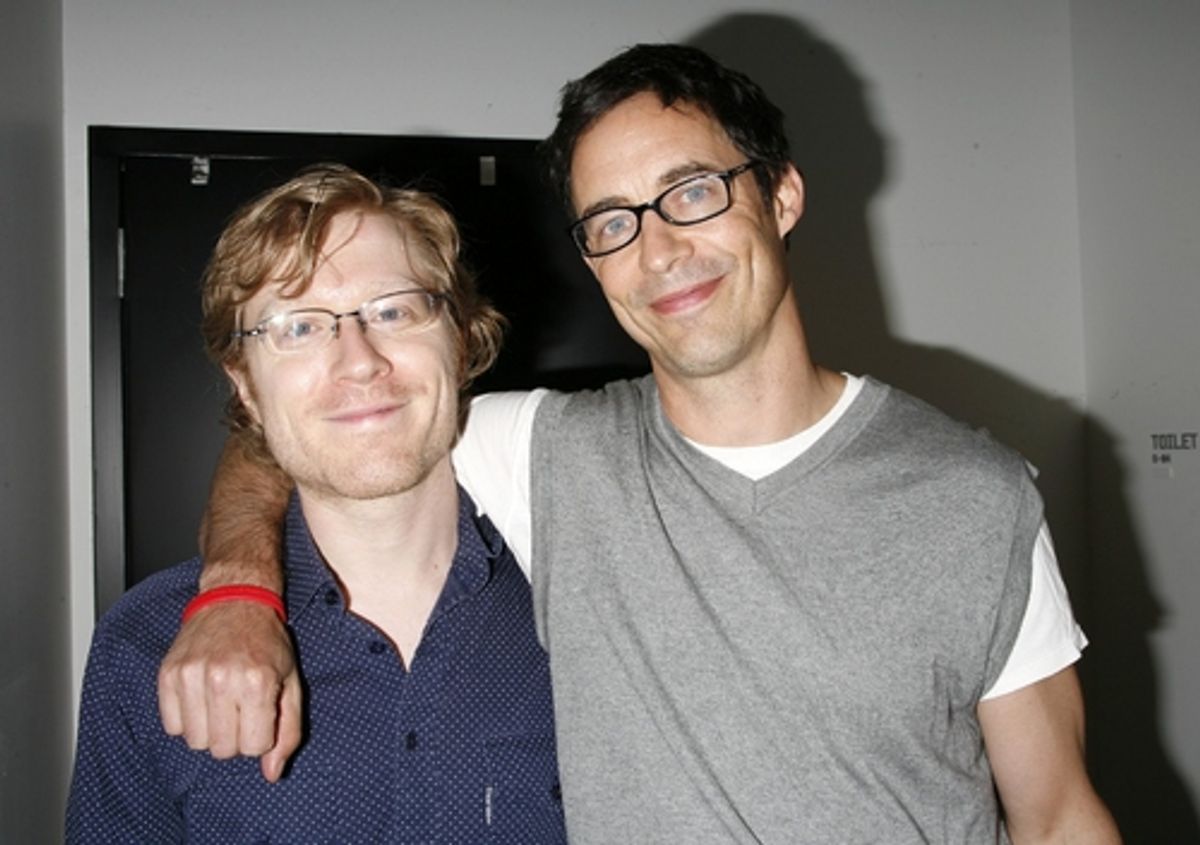 Anthony Rapp and Tom Cavenaugh at 