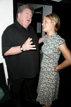 George Wendt and Martha Plimpton @ BroadwayWorld George Wendt and Martha Plimpton Photo