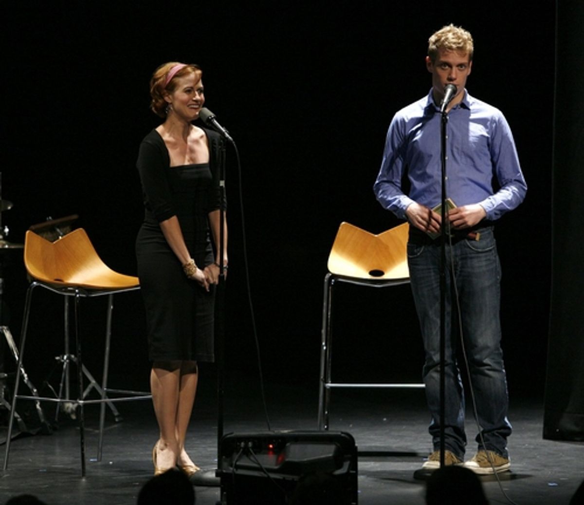 Mamie Parris and Barrett Foa at Variations on  Shakespeare Performance