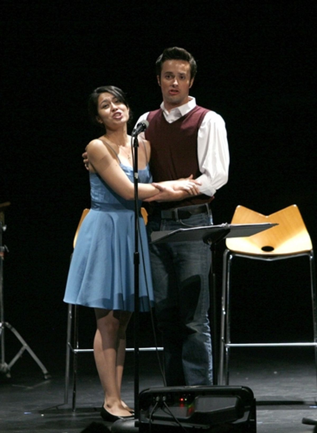 Erik Keiser and Sara Michelle Valencia at Variations on  Shakespeare Performance