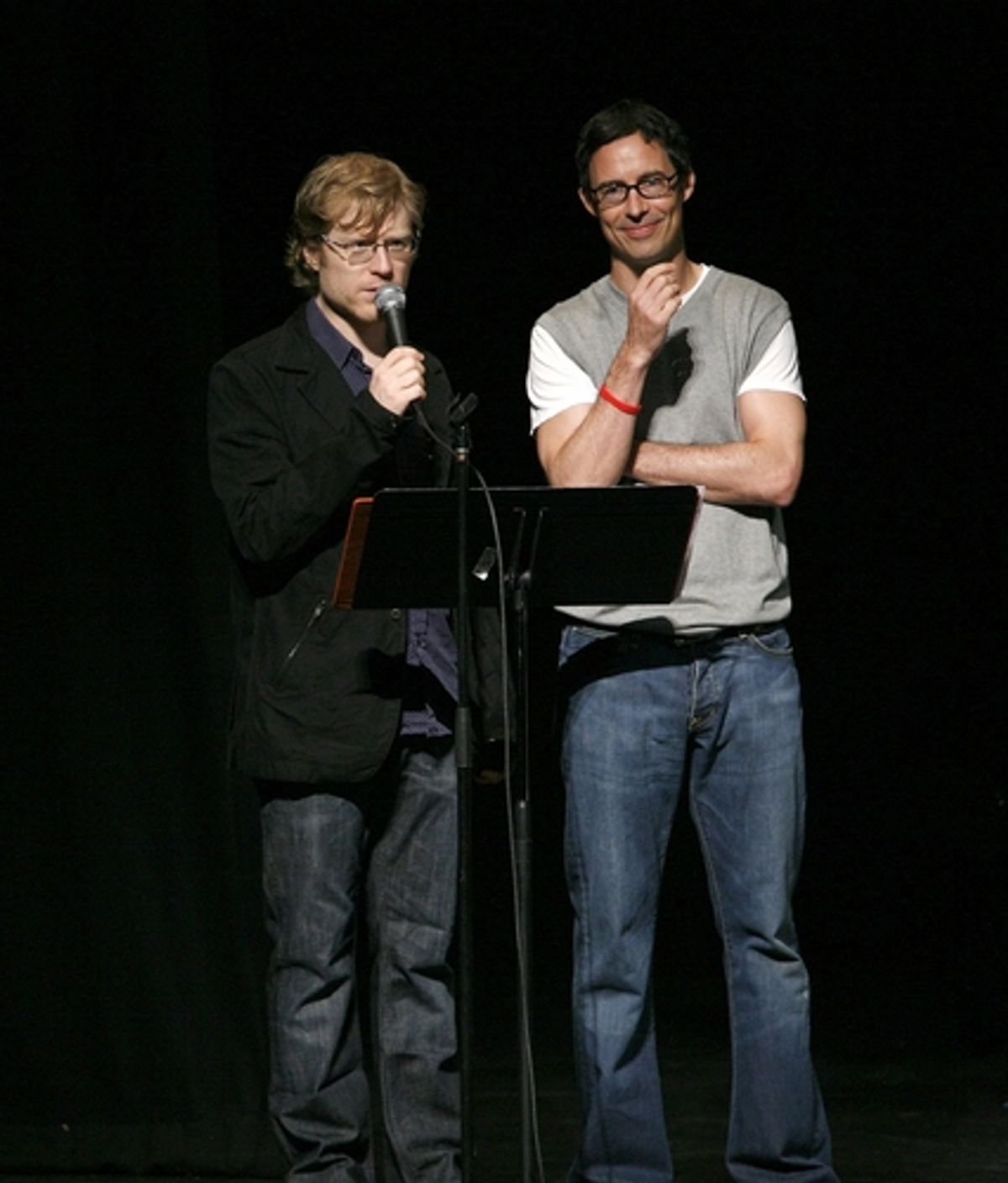 Anthony Rapp and Tom Cavenaugh at 