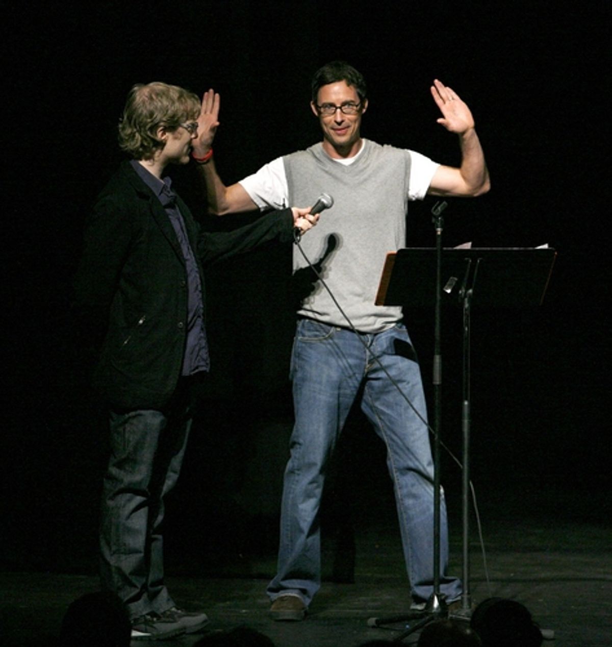Anthony Rapp and Tom Cavenaugh at 