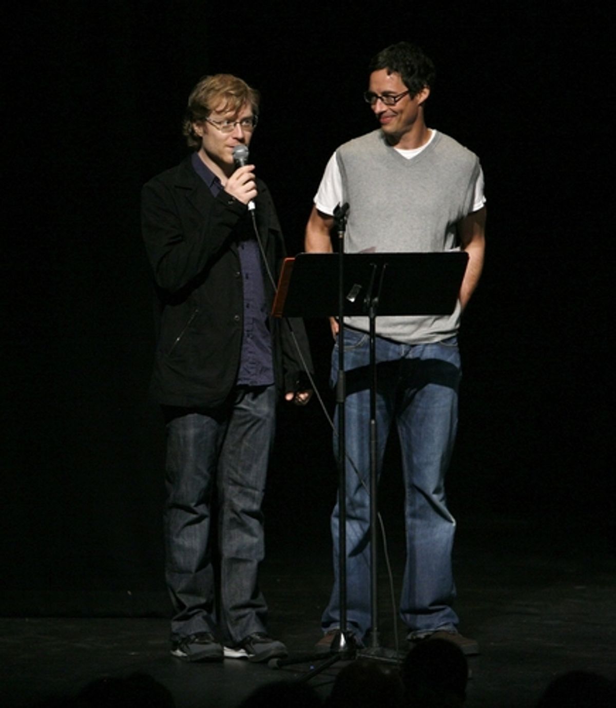 Anthony Rapp and Tom Cavenaugh at 